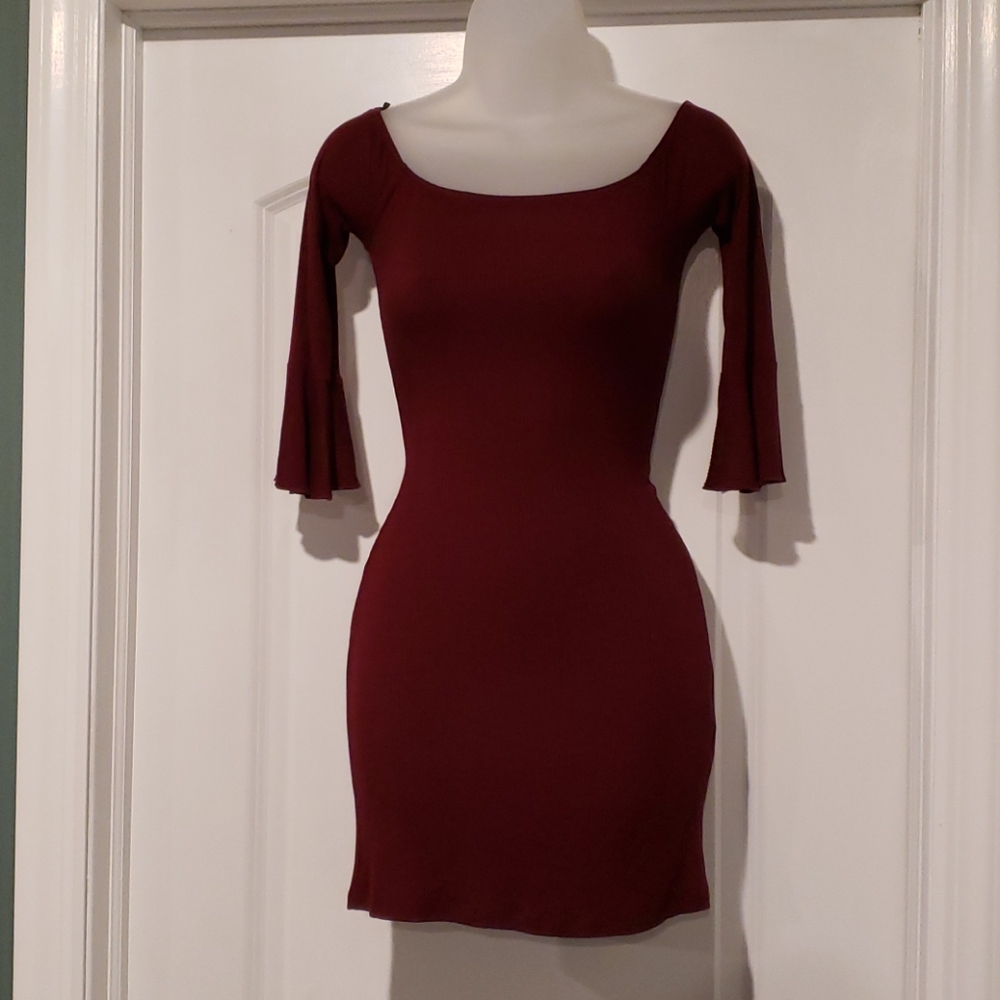 Forever 21 Long Red Shirt